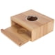 thumbnail image 5 of Soporte para tetera, calentador de tetera, base de aislamiento de tetera de bambú para el hogar, herramienta de té construida para precisión, 5 of 8