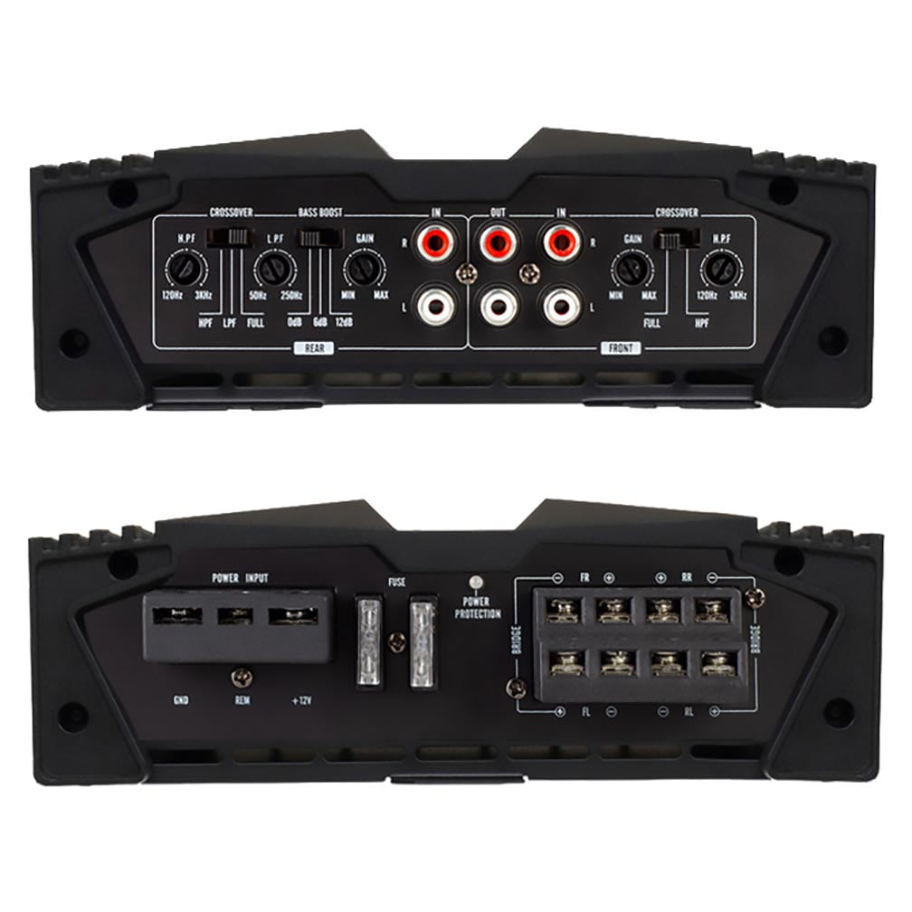 Power Acoustik OD41800 4-Channel Class A/B Car Amplifier 900W RMS / 1800W MAX, Full Range Multi-Channel Amp