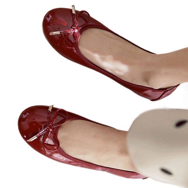 Zapatos para Mujer Bailarinas Con Lazo Cómodas Viajes Al Aire Libre