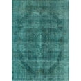 thumbnail image 1 of Ahgly Company Indoor Rectangle Mid-Century Modern Light Sea Green Oriental Area Rugs, 6' x 9', 1 of 6