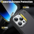 thumbnail image 2 of Designed for iPhone 16 Case, with Hidden Kickstand Military Grade Drop Protection Dustproof Hybrid Hard PC Kickstand Phone Case Cover for Men Women for iPhone 16, Gray, 2 of 7