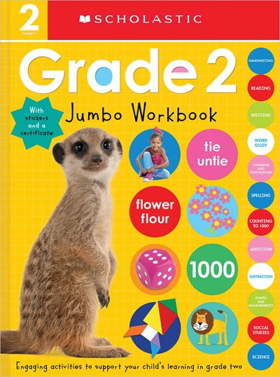 School Zone Big Second Grade Scholar Book for Kids