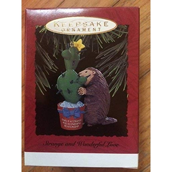 Strange and Wonderful Love Hallmark Ornament QX596-5
