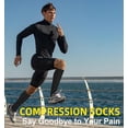 thumbnail image 2 of 4 Pares Medias de Compresión 15-20 mmHg para Mujer y Hombre | Medias Deportivas para Running, Enfermeras, Circulación Sanguínea y Venas Varicosas, 2 of 5