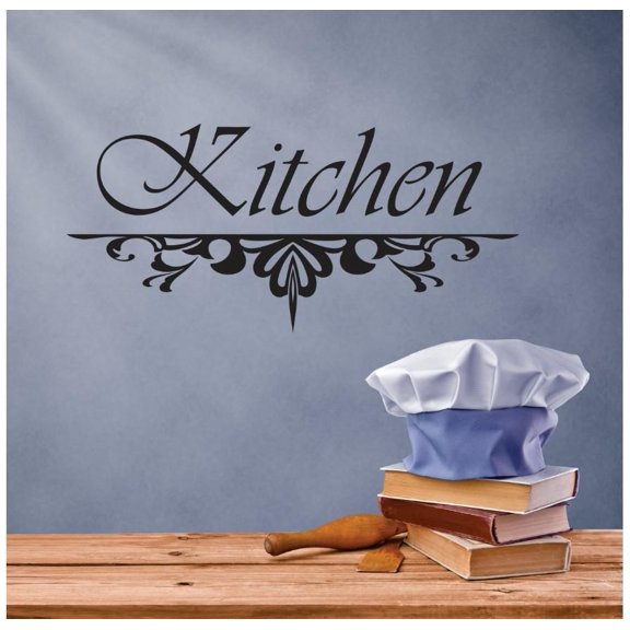 Vinyl Wall Decal Sticker : Kitchen Lettering Text Quote Picture Art Peel & Stick Mural 12x18 Inches