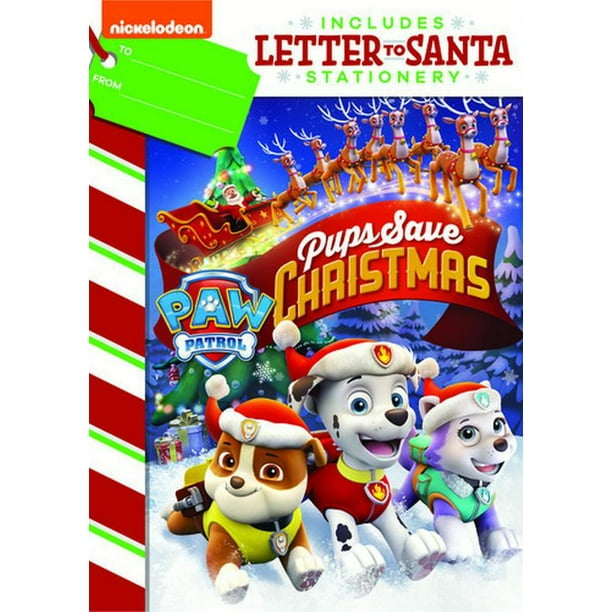 Paw Patrol Pups Save Christmas Dvd Letter To Santa Stationary Walmart Com Walmart Com