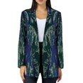 thumbnail image 1 of Women Sequin Jacket Blazer Casual Open Coat, 1 of 5