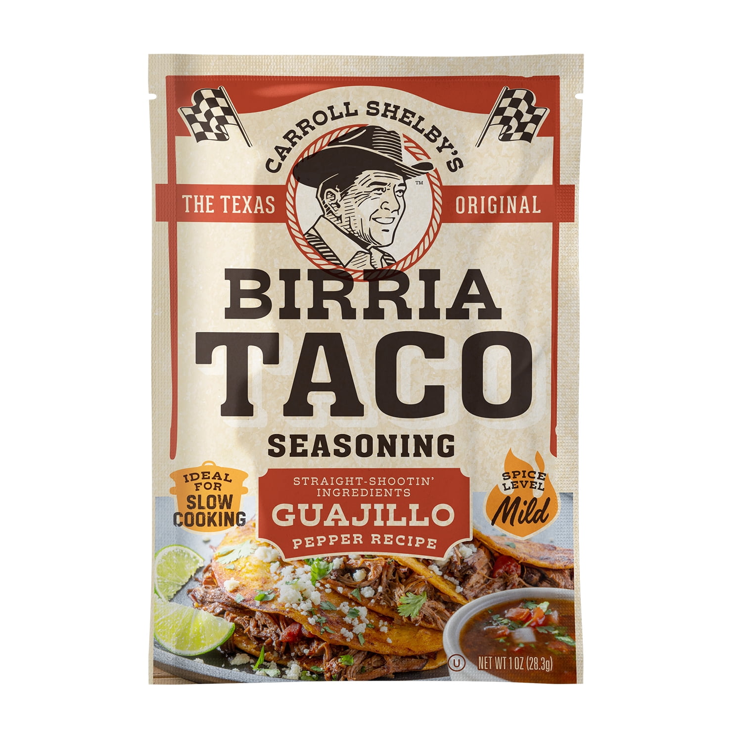 (7 pack) Carroll Shelby's Birria Taco Seasoning Mix, 1 oz