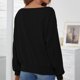 thumbnail image 4 of Camisa Suelta De Manga Larga para Mujer,Camisa para Mujer, Jersey De Cuello Redondo, Camisa De Manga Larga para Mujer, Top De Mujer con Un Hombro, Creado Magistralmente, 4 of 6