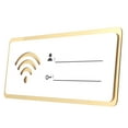 thumbnail image 2 of Milisten Acrylic Wifi Sign Rewritable Account and Password Wifi Sign for Public Shop, 2 of 5
