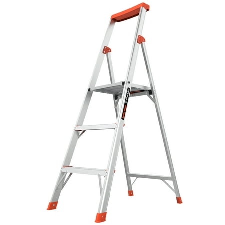 Little Giant Ladder Systems Flip-N-Lite 5' Aluminum, Platform 3 Step Ladder, 300 lbs Rated, Type 1A