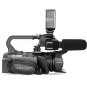 Minolta MN4KPRO 4K60FPS Ultra HD / 64 MP Autofocus Pro Camcorder Kit w/WiFi