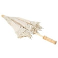 thumbnail image 4 of Handmade Lace Flower Embroidery Parasol Wedding Bride Photography Umbrella, 4 of 7