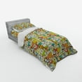thumbnail image 3 of Ambesonne Funny Bedding Set 4 Pcs, Teddy Bears Doodle Comic, Queen, Multicolor, 3 of 3