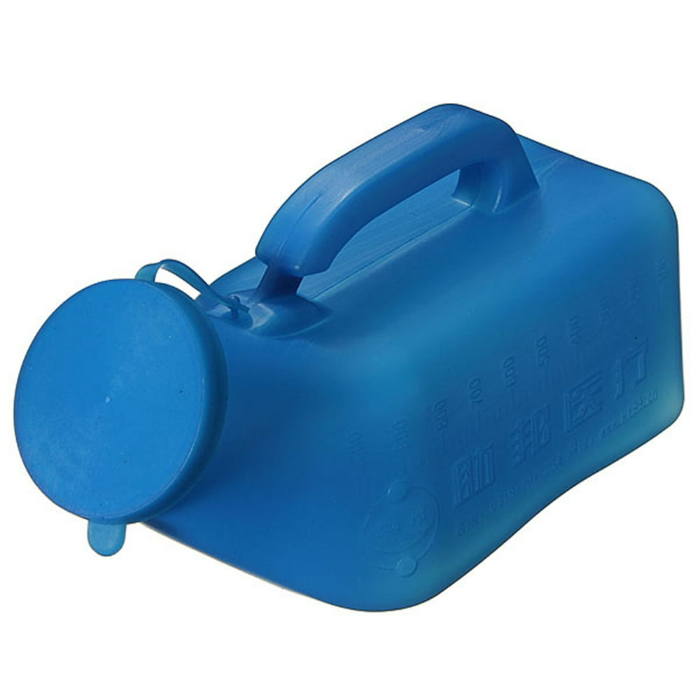 1000ML/ 1200ML Blue Practical Portable Mobile Plastic Urinal Toilet Car