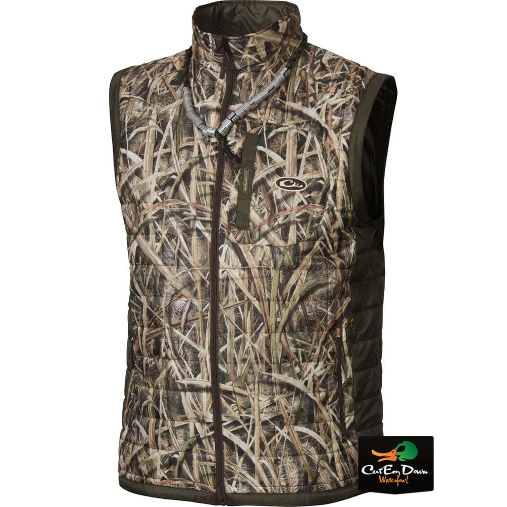 Drake MST Synthetic Down Packable 2-Tone Vest Max-5 Medium - Walmart.com