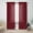 Red Wine, variant on Sheer Voile Window Treatment Rod Pocket Curtain Panels for Kitchen, Bedroom and Living Room (39.4"x 78.7", Set of 2)