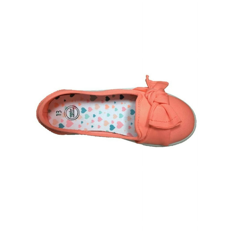 Wonder Nation Girls Casual Bow Flat Walmart