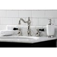 thumbnail image 3 of Kingston Brass KS1976PKL Duchess Widespread Bathroom Faucet with Brass Pop-Up, Polished Nickel, 3 of 8