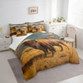 thumbnail image 3 of Castle Fairy Teens Rustic Highland Cattle Bedding Comforter Set 7-Piece,Vintage Aesthetic King Bedding Sets,Farmhouse Animal Ultra Soft Bed Sheets,Luxury Bedroom Decor,Reversible, 3 of 8