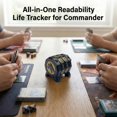 thumbnail image 3 of MTG Life Counter, 00-99 Range Poison Counter Wheel with Lotus Symbol, Readability Health Tracker Dial for Commander EDH Damage, Friday Night Magic, RPG TGG Card Games, 3 of 5