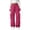 #01Hot Pink, variant on Women Y2K Baggy Streetwear Hip Hop Parachute Pants Lightweight Wide Leg Drawstring Cargo Pants Dance Pink M