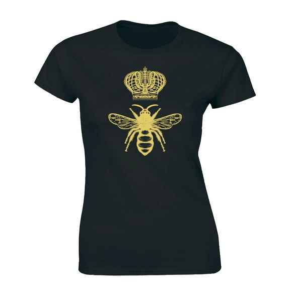 Honeycomb Queen Bee - Bumble Honey Funny Hipster Slogan Women's T-Shirt