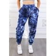 thumbnail image 4 of Velvet Tie Dye Cargo Jogger Pants, 4 of 11