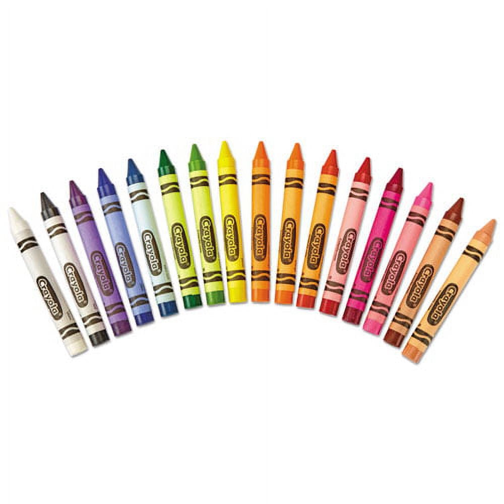 Large Crayons, Lift Lid Box, 16 Colors/box | Bundle of 5