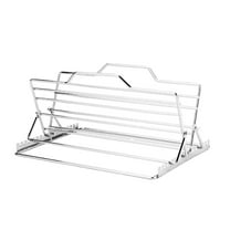 WE-POLUJ Foldable Roasting Rack for Large Turkeys Stainless Steel Chicken Roaster Stand for Oven and Grills Use Barbecues Tool