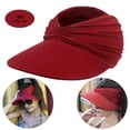thumbnail image 3 of Fast Drop Shipping New Empty Top Hat 50+  Sun Hat Women Outdoor Sports Hat Women Sport Sun Visor Hats,Empty Top Baseball Sun Cap,Womens Sunhats with uv Protection,Sun Hats for Young Girls Women Beach, 3 of 6