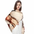 thumbnail image 4 of Santa Claus Elegant Chiffon Silk Scarf for Women - Lightweight and Breathable 180*73 Size - Ideal Accessory for Any Occasion, 4 of 6