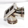 thumbnail image 2 of Turbo Y Elbow T4 Twin Scroll to Dual 2.5" V-band Flange Stainless Steel Adapter Turbo Y Elbow T4 Twin Scroll to Dual 2.5" V-band Flange Stainless Steel Adapter, 2 of 7