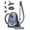Blue, variant on Vacuum Cleaner, TaoTronics Bagged Canister Vacuum Cleaner, 3.5L, H13 HEPA Filter, 5 Cleaning Tools, Pet-Friendly Vacuum Cleaner for Carpets, Hardwood Floors, Stairs, Pet Hair, Household, Blue
