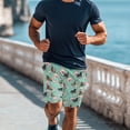 thumbnail image 3 of XYZCANDO His and Hers Swimwear Couple Beach Swimwear Men's Beach Shorts & Women's Bikini Set Horse Flowers Matching Outfit for Honeymoon Pool Summer Vacation Hawaiian Outfits, 3 of 6