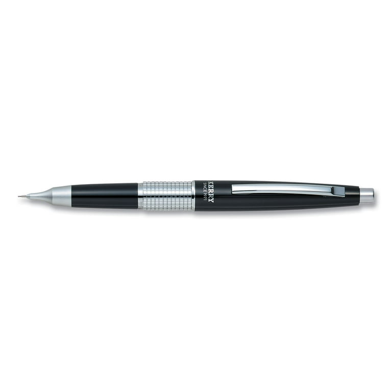 Sharp Kerry Mechanical Pencil, 0.5 mm, HB (#2), Black Lead, Black Barrel Sharp Kerry Mechanical Pencil, 0.5 mm, HB (#2), Black Lead, Black Barrel