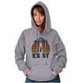 thumbnail image 3 of Aliens Exist UFO Beam Cool Believers Hoodie Sweatshirt Women Men Brisco Brands L, 3 of 6