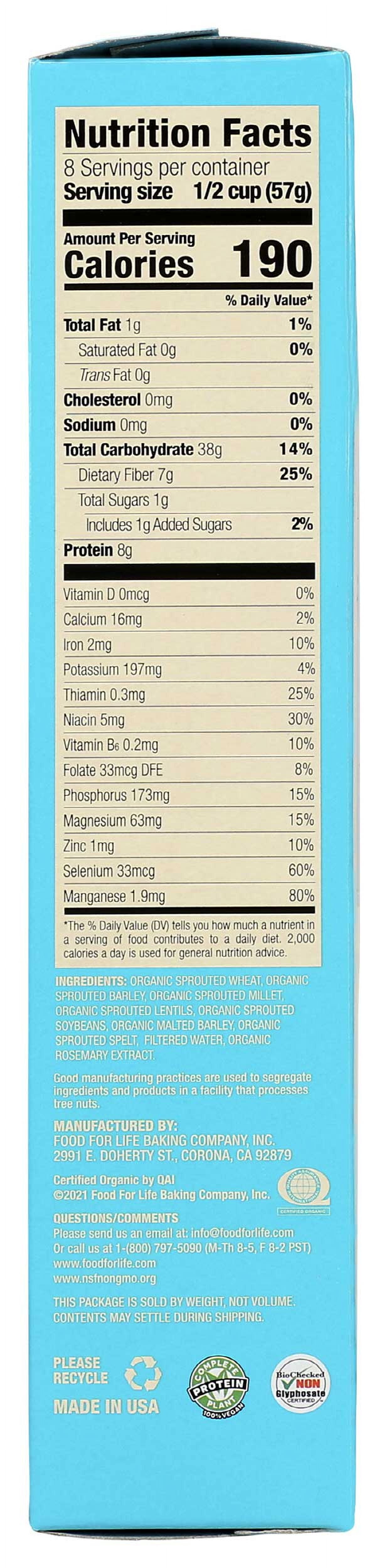Food For Life Food For Life Organic Ezekiel 4:9 Sprouted Crunchy Cereal Low Sodium - 14 oz