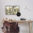 thumbnail image 3 of Tropical Jungle Plants Vegetation Botanical & Floral Graphic Art Black Framed Art Print Wall Art, Set of 2, 3 of 8