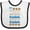 White and Black, variant on Inktastic What Happens at Grandma's Boys or Girls Baby Bib