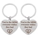 thumbnail image 1 of 2 llaveros con forma de corazón para el Día de la Madre, llaveros portátiles de metal para bolsos, carteras, adornos., 1 of 5