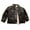 Black, variant on MeetoTime Kids Long Sleeved PU Leather Jacket Solid Color Lapel Fall Winter Outerwear for Baby Boys Girls 1-11 Years