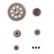 thumbnail image 2 of Diff Differential Main Metal Spur Gear 64T 17T 21T 26T Motor Gear RC Car Part for HSP 1/10 RC Car Tr, 2 of 5