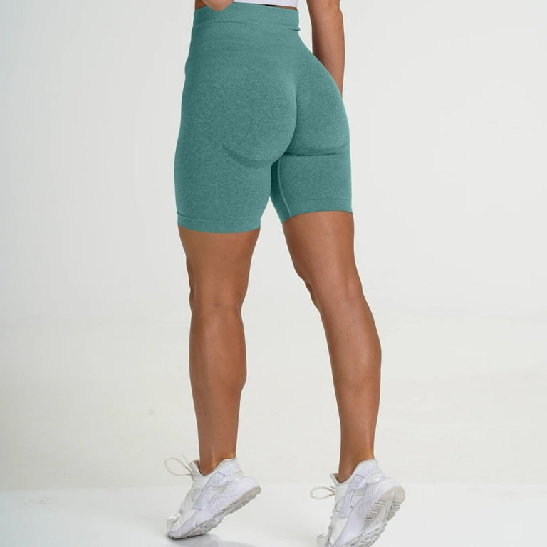 Pxiakgy yoga pants Pants HipUp Pants Fitness Tightfitting Women's Stretch Yoga  Yoga Pants Army Green + M 