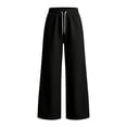 thumbnail image 6 of Nestiefly Women’s Barrel Sweatpants Wide Leg Baggy Pants High Waisted Joggers with Drawstring Waist with Pockets 2026 Black 2XL, 6 of 8
