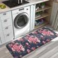 thumbnail image 3 of Pioneer Flower Floral Print Pattern Kitchen Rug Mat,Kitchen Runner Rugs Non Skid Washable,Decorative Kitchen Floor Mats for Kitchen,Sink,Laundry,17"x47.2", 3 of 7