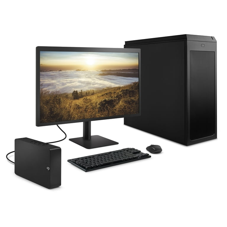 Seagate Expansion Desktop, 6 TB, External Hard Drive, USB 3.0, 2 year  Rescue Services (STKP60000400) : : Health & Personal Care