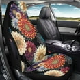 thumbnail image 5 of Binienty Mexican Auto Seat Covers Front Seats Only Dahlia Floral Waterproof Car Bucket Seat Covers Airbag Compatible Car Protection Interior Accessories for Women Gifts, 5 of 8