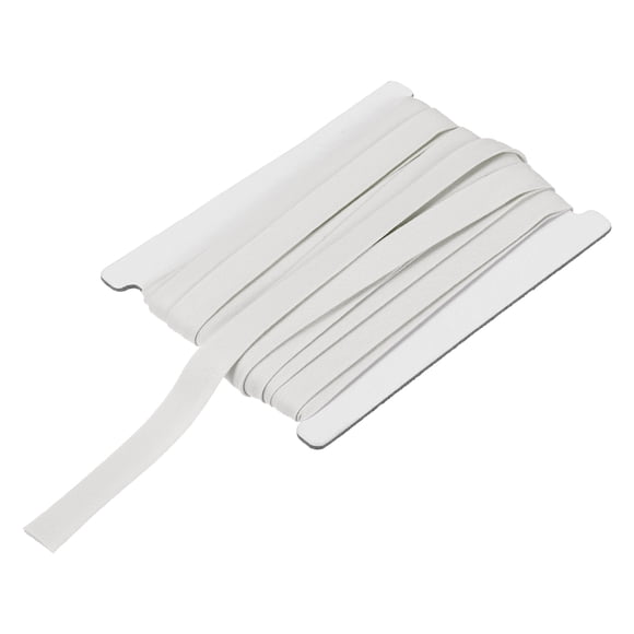 3/8 Inch Double Fold Bias Tape Continuous Bulk Bias Tape Light White 6 Yards