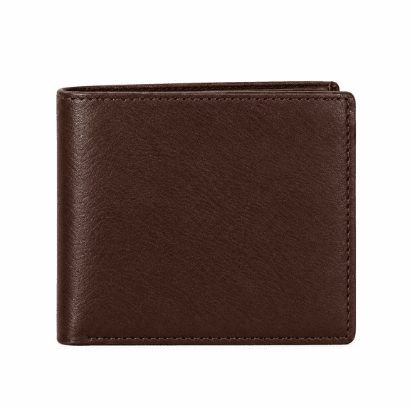 Rasutakshvi - Men's Dark Brown Bi-Fold Wallet with Card Slots and Cash Compartment